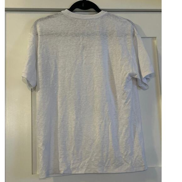 Madewell Linen-Blend Crewneck Oversized Tee XS - Picture 5 of 6